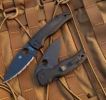 2026C SPYDERCO Shaman G-10 Black Black Blade Serrated
