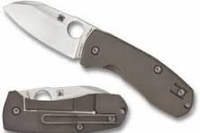 2026C SPYDERCO Techno 2 Titanium Plain
