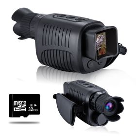 1080p Full HD Vabsce True Infrared Night Vision Monocular; Goggles For Seeing In Complete Darkness Long Distance For Hunting; Camping; Travel; Survei