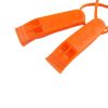 2pcs Survival Safety Whistle; Emergency Whistles With Reflective Lanyard; Self Defense Shrill Loud Blast Hiking Whistle For Kayak Lifeguard Vest Jack