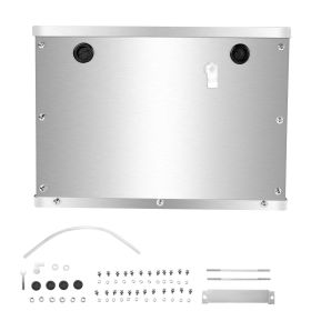 Battery Box, Group 24/31 Trolling Motor Battery Box, Marine Batteries Case with Rubber-Grommet Cable Holes, Aluminum Alloy Shell Storage Case, Easy I