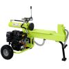 Log Splitter Portable 20 Ton Auto Return Ram System 7HP Engine Horizontal Full Beam Steel Wedge Firewood Splitting Forestry Harvesting,EPA compliant