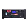 48V 100Ah LiFePO4 Lithium Battery, Built-in 100A BMS, 51.2V Server Rack LiFePO4 Battery with Bluetooth, 5.12kWh Capacity, Max 6000 Cycles, LCD Displa