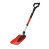 Snow Shovel for Driveway, 9 in Foldable Snow Shovel with D-shaped Handle, , 36-40 in Adjustable, Lightweight Aluminum Alloy Snows Removal Tool, Reduc