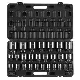 Impact Socket Set 3/4 Inches 29 Piece Impact Sockets, 6-Point Sockets, Rugged Construction, CR-M0, 3/4 Inches Drive Socket Set Impact SAE 3/4 inch -