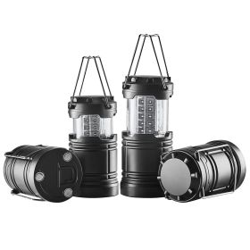 VEVOR LED Camping Lanterns, 4 Pack, Magnetic Base, Battery Powered Lights, Lightweight Hanging Collapsible Lights, Ideal for Outdoor Camping Hiki