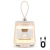 White Waterproof Camping Lantern with Speaker