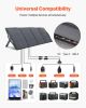 200W Foldable Solar Panel, 24% High-Efficiency Portable Monocrystalline Solar Panel Charger with MC4 Output, USB-A, Type-C & DC Ports, IP67 Waterproo