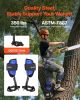 Tree Climbing Spikes Set, Height-Adjustable Tree Climbing Gear with Straps & Waist Harness, 350 lbs Load Capacity, Heavy Duty Steel Climb Spurs Arbor