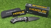 2026t HOGUE X5 3.5" Folder CPM154 Spear Point Blade Black Finish - Black Aluminum Frame G-Mascus Black G10 Insert