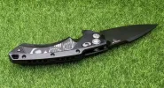 2026t HOGUE X5 3.5" Folder CPM154 Spear Point Blade Black Finish - Black Aluminum Frame G-Mascus Black G10 Insert