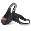 Steel Toe Covers for Shoes Safety Overshoes Steel Toe Caps Safety Boot Anti-Smash Titanium Aluminum Alloy Toe Shoe Covers with Adjustable Strap for M