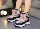 New winter soft-soled non-slip and fleece children's boots thickened snow boots for boys and girls